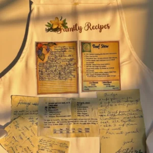 Custom Family Recipe Keepsake Apron