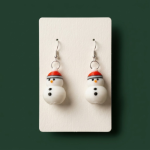 Snowman Earrings, photo 2