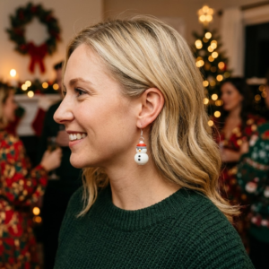 Snowman Earrings, photo 4